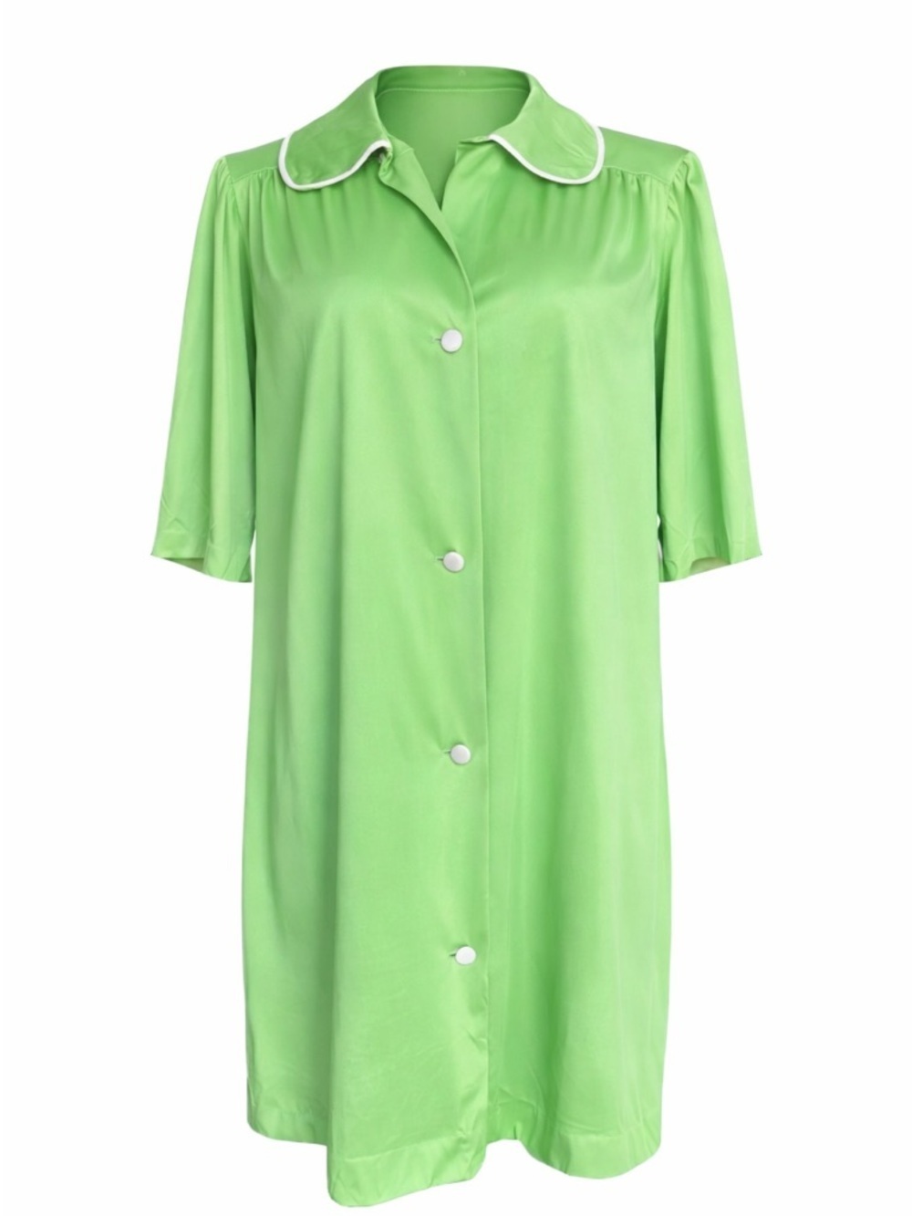 Vintage Housecoat – Green – 34/ medium